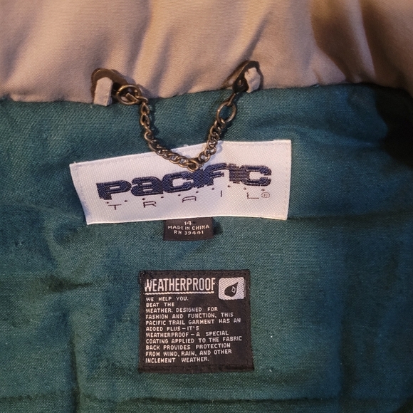 Kids Two-Tone Puffer Jacket By Pacific Trail - Picture 2 of 9